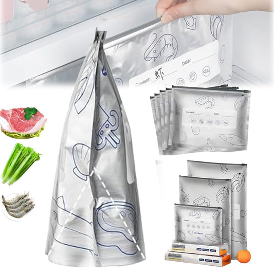 Reusable Aluminum Foil Sealable Storage Bags-Pack ( Pack OF 10)